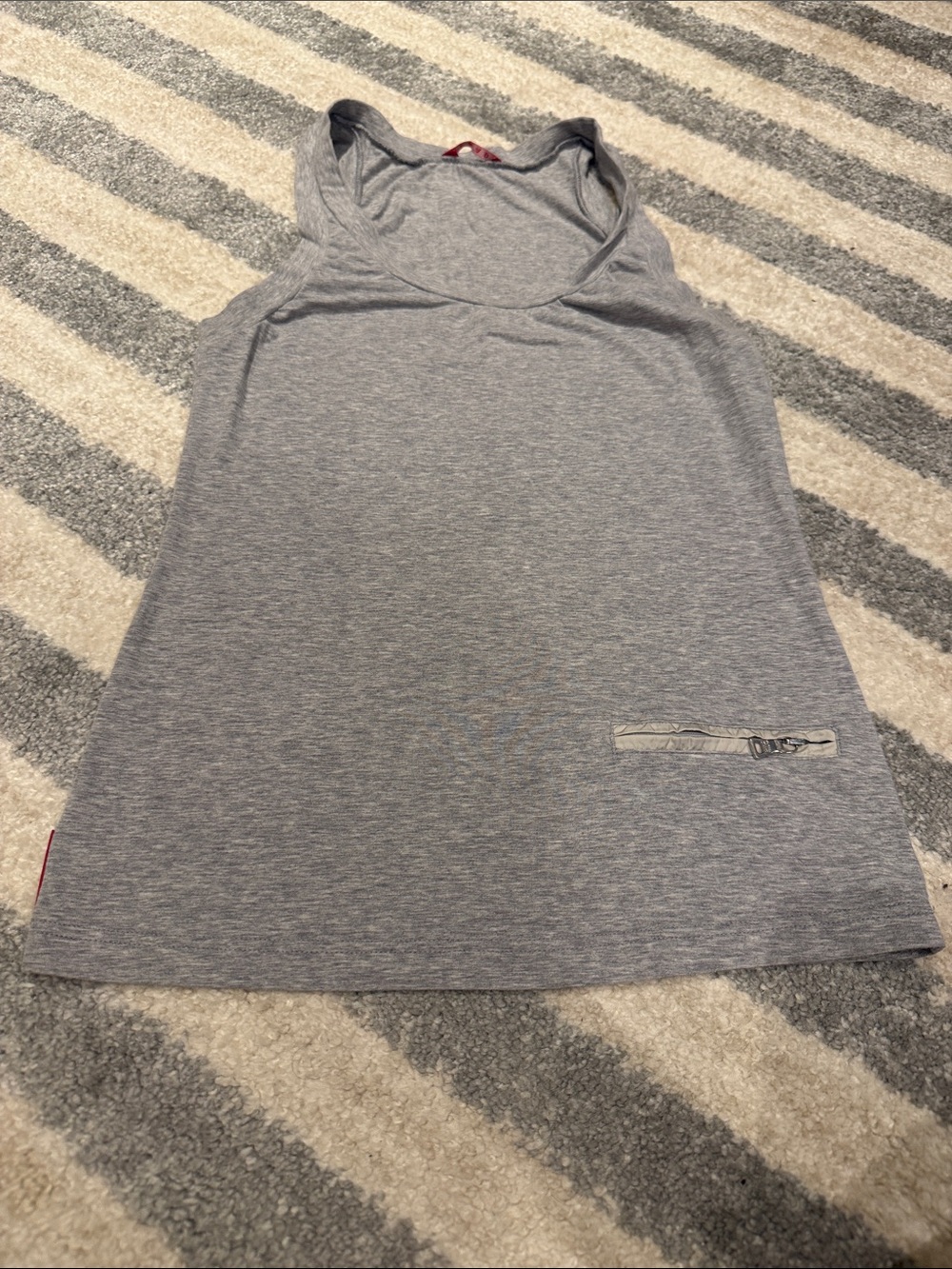 Prada Light Grey Tank Top